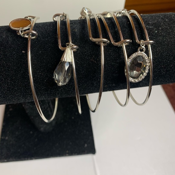 Christopher & Banks Silver Charm Bracelet Set - Picture 3 of 9